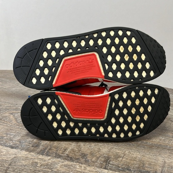 Adidas NMD R1 Transmission Pack Active Red FV5214 Men’s Size 10 - Picture 9 of 9